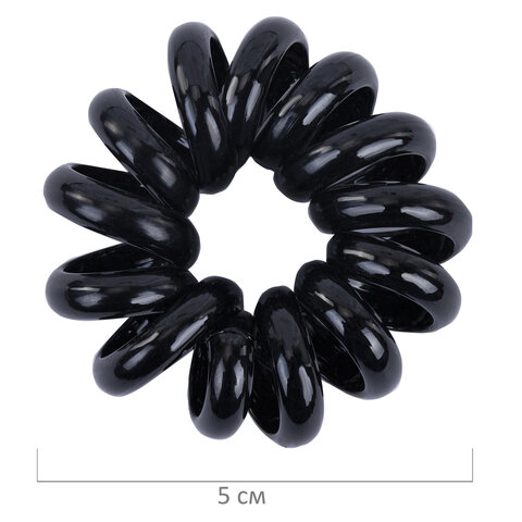 Резинки для волос НАБОР 2 шт., диаметр 5 см, пружинка, АССОРТИ, MONTE VITA