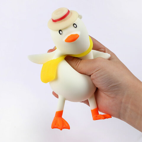 Игрушка-антистресс "СЧАСТЛИВЫЙ ГУСЬ", 13 см, ассорти 2 цвета, JOLLY Игрушка-антистресс "СЧАСТЛИВЫЙ ГУСЬ", 13 см, ассорти 2 цвета, JOLLY