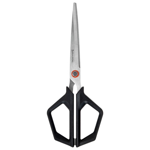 Ножницы BRAUBERG "Super black" 170 мм, черные, 3-сторонняя заточка, Ножницы BRAUBERG "Super black" 170 мм, черные, 3-сторонняя заточка,