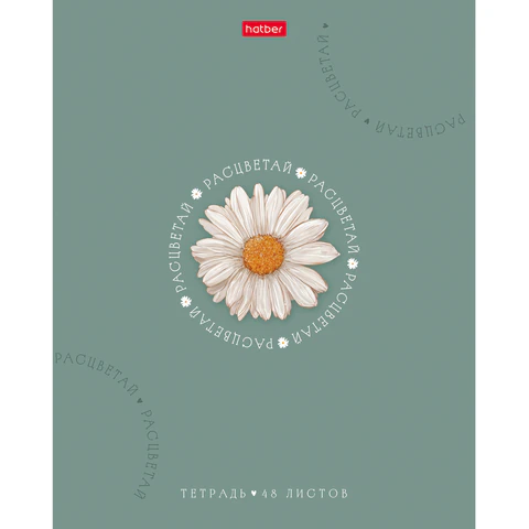 Тетрадь А5, 48 л., HATBER, скоба, клетка, soft-touch ламинация, тиснение, Тетрадь А5, 48 л., HATBER, скоба, клетка, soft-touch ламинация, тиснение,