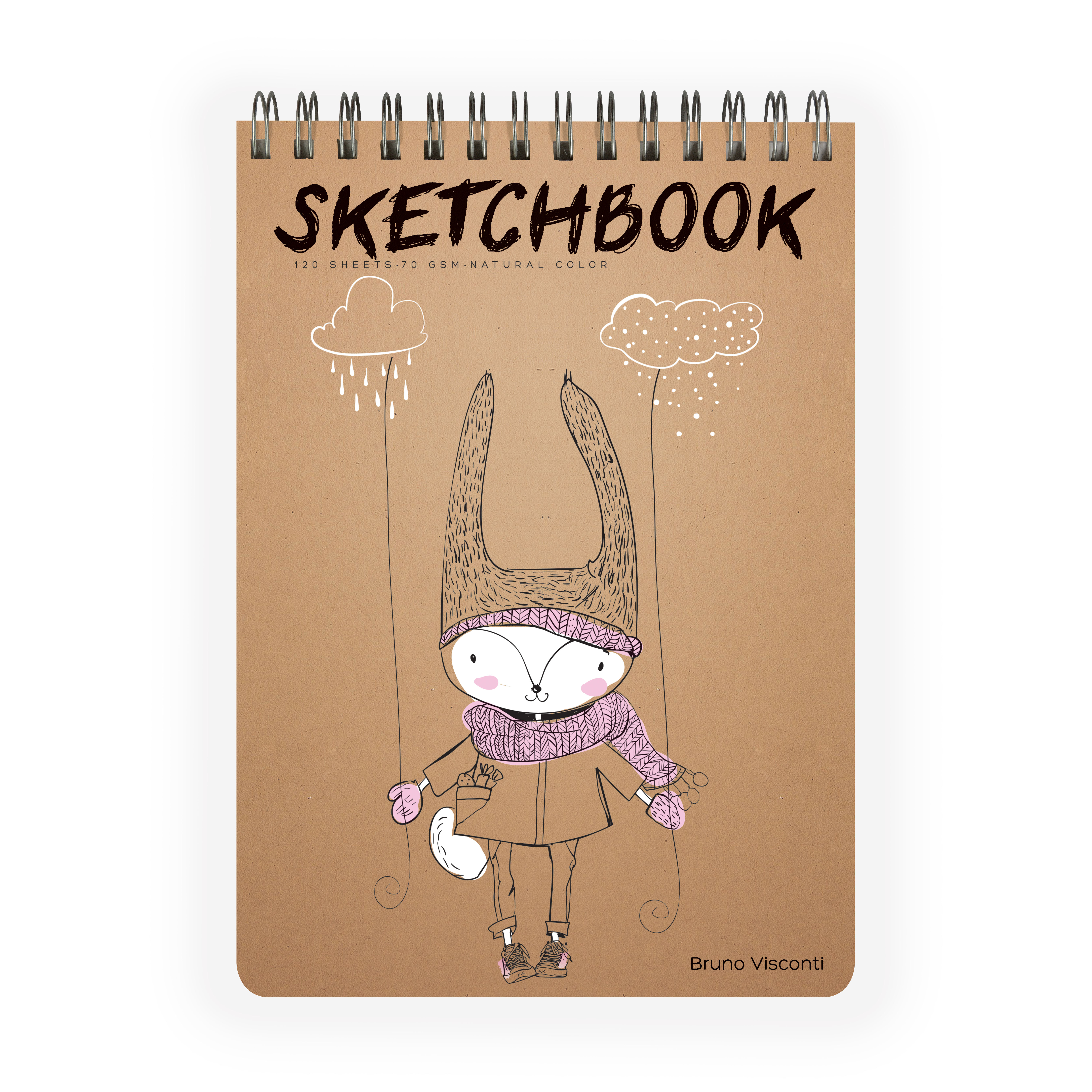 SKETCHBOOK BV,185х250 мм, 120 Л. КРАФТ 70 гр. НА ГРЕБНЕ (4 ВИДА) SKETCHBOOK BV,185х250 мм, 120 Л. КРАФТ 70 гр. НА ГРЕБНЕ (4 ВИДА)