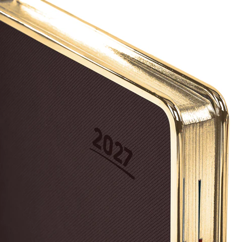 Ежедневник датированный 2027, А5, 148х218 мм, GALANT "Infinity Gold",