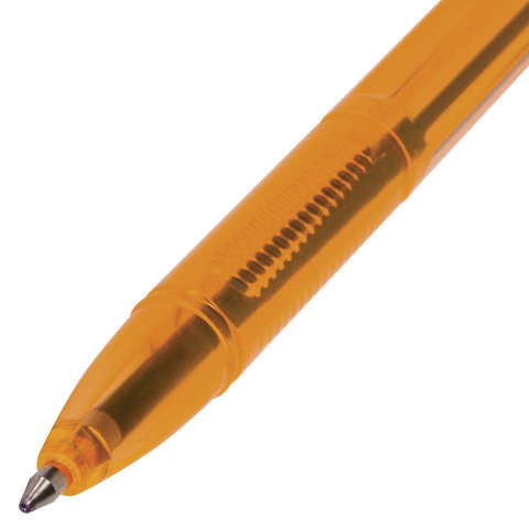 Ручка шариковая BRAUBERG "X-333" AMBER, СИНЯЯ, корпус тонированный Ручка шариковая BRAUBERG "X-333" AMBER, СИНЯЯ, корпус тонированный