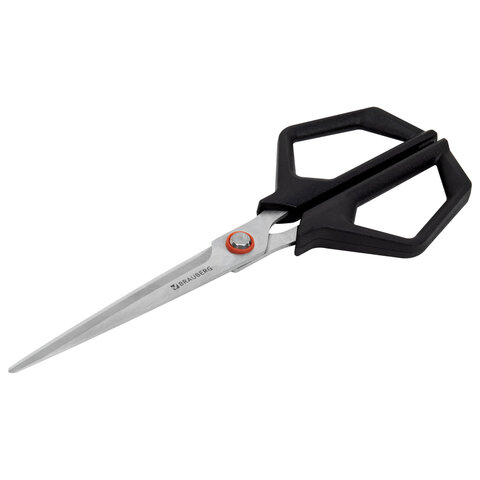 Ножницы BRAUBERG "Super black" 170 мм, черные, 3-сторонняя заточка, Ножницы BRAUBERG "Super black" 170 мм, черные, 3-сторонняя заточка,