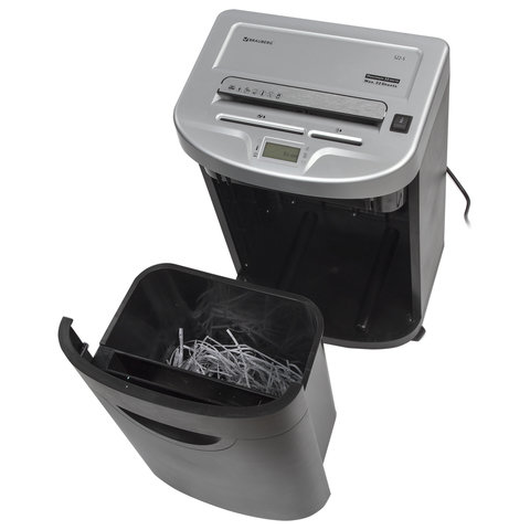 Уничтожитель (шредер) BRAUBERG S22-S, 2 уровень секретности, полоски 4 мм, 22 Уничтожитель (шредер) BRAUBERG S22-S, 2 уровень секретности, полоски 4 мм, 22