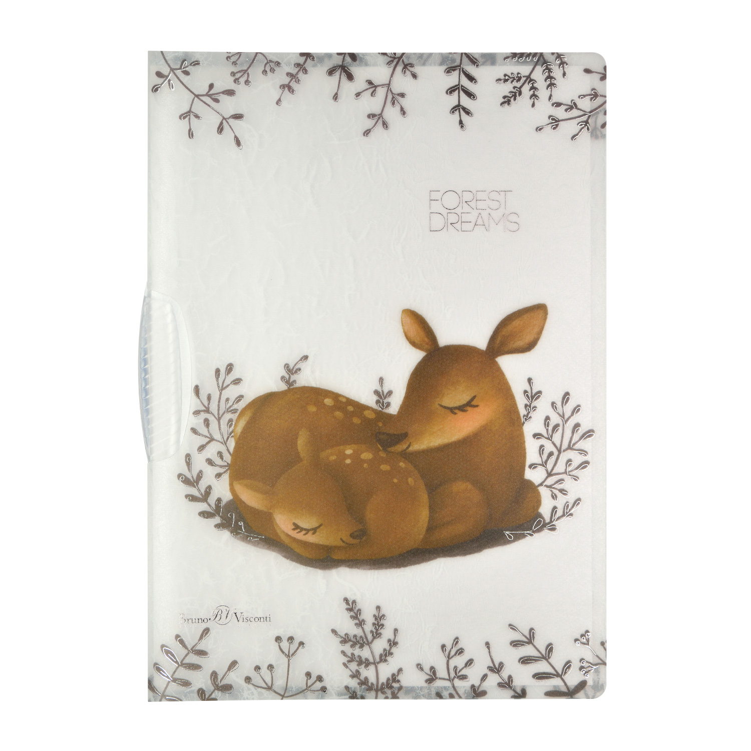 ПАПКА ФАЙЛ С ПЛАСТИКОВЫМ КЛИПОМ "FOREST DREAM", А4, 2 ВИДА