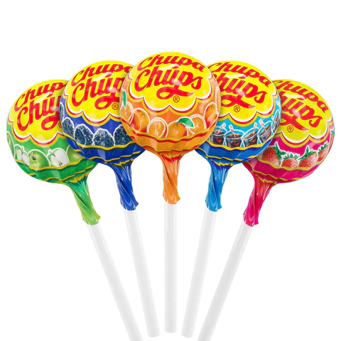 Карамель CHUPA CHUPS (Чупа-Чупс) фруктовая с соком + кола, 12 г, 61888