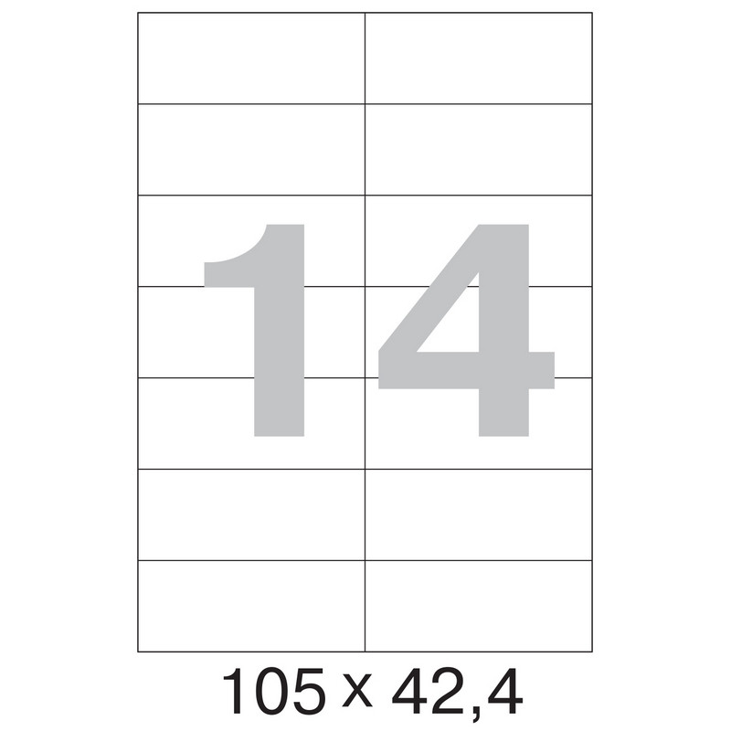 Этикетки самоклеящиеся Office Label 105x42.4 мм, 14 шт. на лист.А4 100 л Этикетки самоклеящиеся Office Label 105x42.4 мм, 14 шт. на лист.А4 100 л