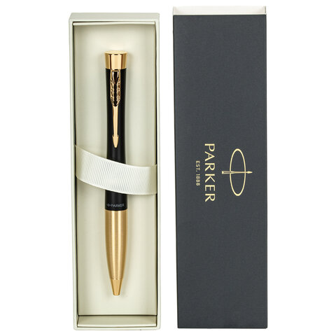 Ручка шариковая Parker "Urban Twist Black GT", ежедневник А5 черный, Ручка шариковая Parker "Urban Twist Black GT", ежедневник А5 черный,