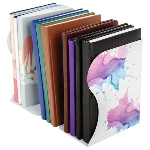 Подставка-держатель для книг и учебников BRAUBERG, раздвижная, металлическая, Подставка-держатель для книг и учебников BRAUBERG, раздвижная, металлическая,