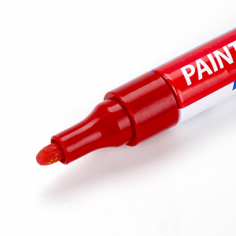 Маркер-краска лаковый EXTRA (paint marker) 4 мм, КРАСНЫЙ, УЛУЧШЕННАЯ Маркер-краска лаковый EXTRA (paint marker) 4 мм, КРАСНЫЙ, УЛУЧШЕННАЯ