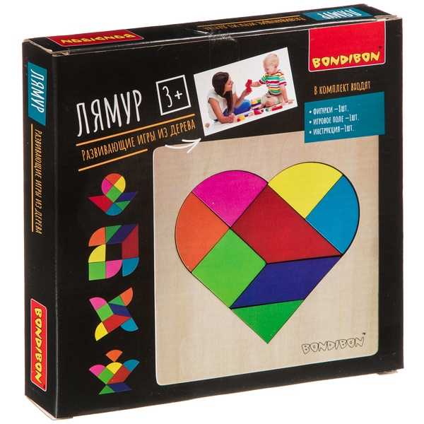Развивающие игры из дерева Bondibon Головоломка «ЛЯМУР». ВВ4183 Развивающие игры из дерева Bondibon Головоломка «ЛЯМУР». ВВ4183