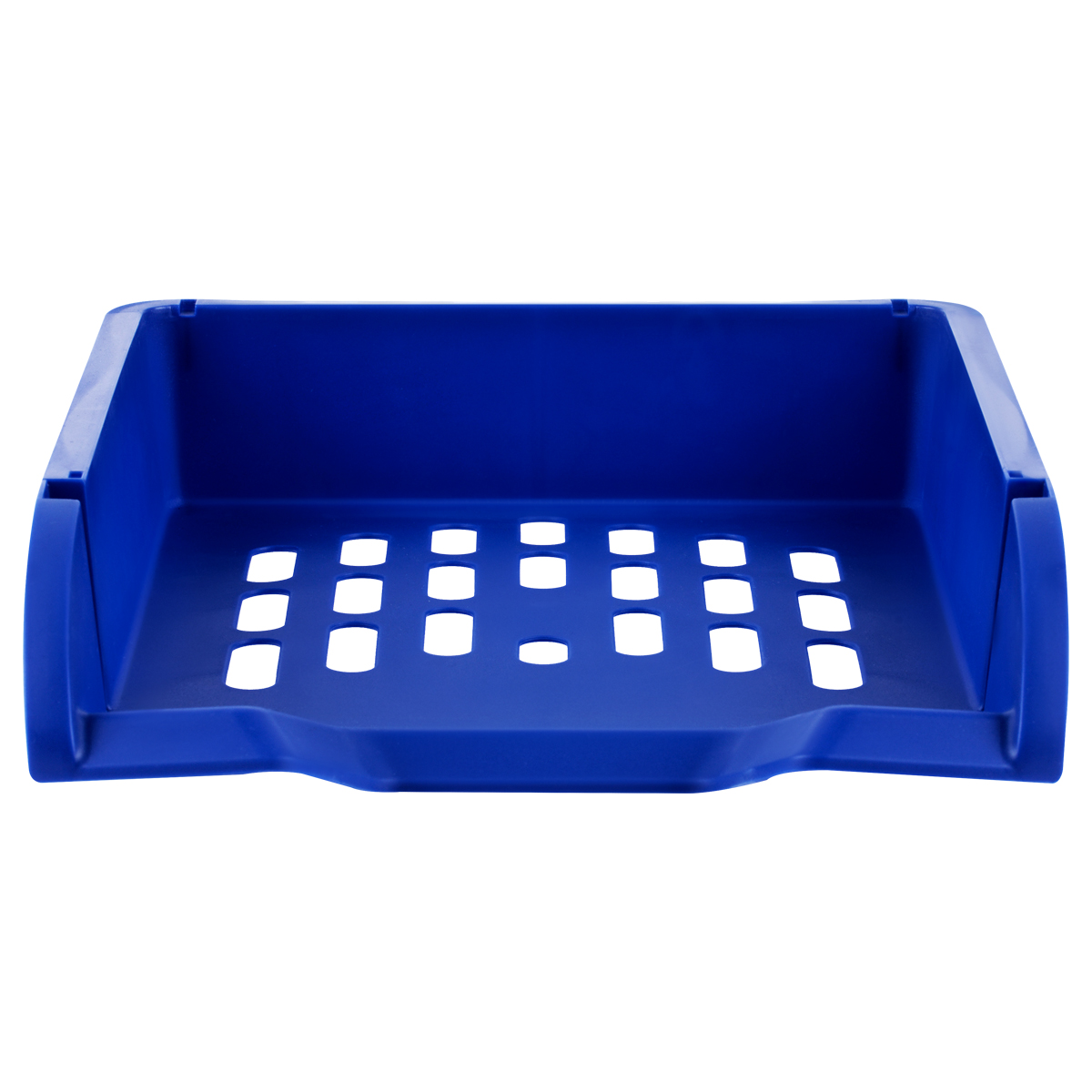 Лоток для бумаг горизонтальный СТАММ "Лидер", синий Лоток для бумаг горизонтальный СТАММ "Лидер", синий