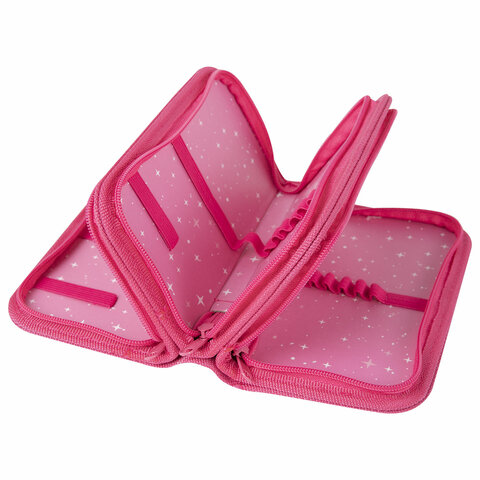 Пенал ЮНЛАНДИЯ, 3 отделения, полиэстер, 19х11 см, "Funny trip", 271029 Пенал ЮНЛАНДИЯ, 3 отделения, полиэстер, 19х11 см, "Funny trip", 271029