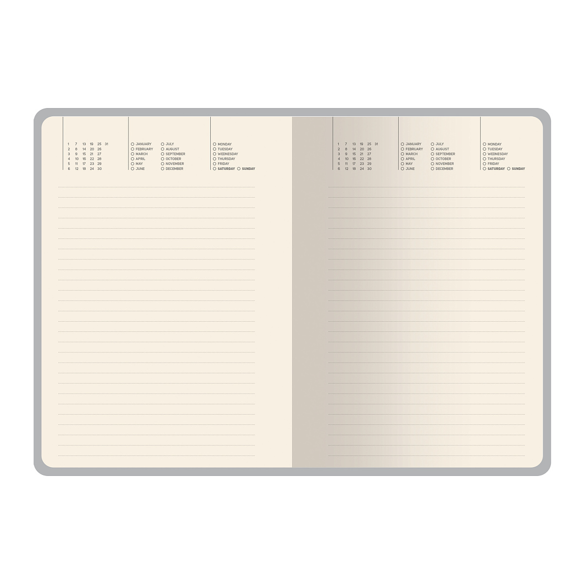 ЕЖЕДНЕВНИК НЕДАТИРОВАННЫЙ А6+ "Милый котик"