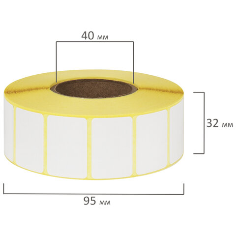 Этикетка ТермоТоп, для термопринтера и весов, 30х20х2000 шт. (ролик), Этикетка ТермоТоп, для термопринтера и весов, 30х20х2000 шт. (ролик),