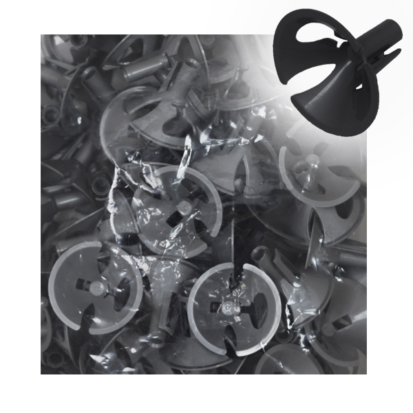 Зажимы Серый металлик 100 шт/уп Зажимы Серый металлик 100 шт/уп