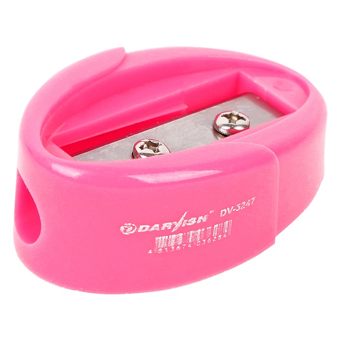 Точилка пластиковая "Darvish" ассорти, в пластиковой банке (овальная) Точилка пластиковая "Darvish" ассорти, в пластиковой банке (овальная)