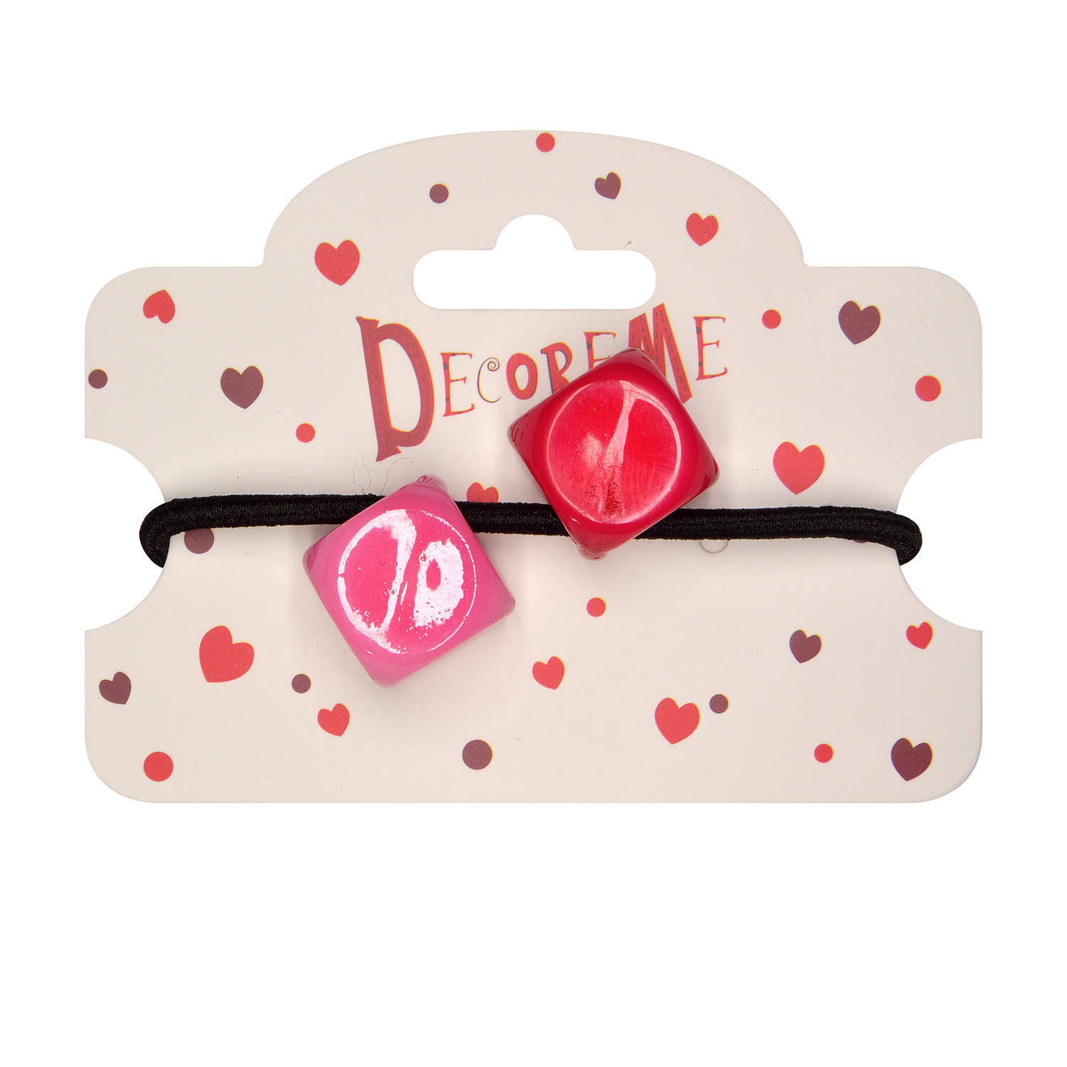 РЕЗИНКА ДЛЯ ВОЛОС "КУБИКИ. ГЛЯНЕЦ" 1 ШТ, 3 ЦВЕТА РЕЗИНКА ДЛЯ ВОЛОС "КУБИКИ. ГЛЯНЕЦ" 1 ШТ, 3 ЦВЕТА