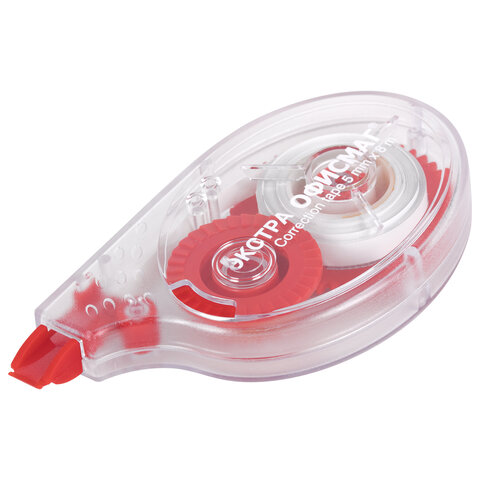 Корректирующая лента ЭКСТРА ОФИСМАГ, 5 мм х 8 м, прозрачный корпус, блистер, Корректирующая лента ЭКСТРА ОФИСМАГ, 5 мм х 8 м, прозрачный корпус, блистер,