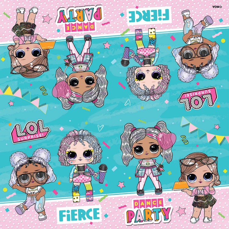 L.O.L. Surprise! Салфетки бумажные трехслойные (Present Surprise) 33*33 см, 20