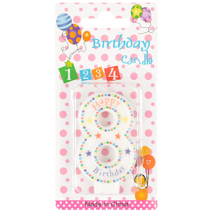 Свеча "Цифра 8" Свеча "Цифра 8"