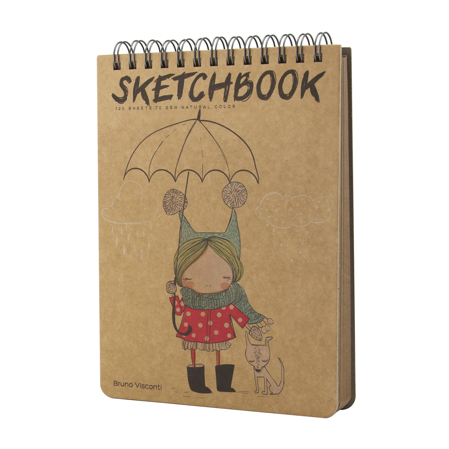 SKETCHBOOK BV,185х250 мм, 120 Л. КРАФТ 70 гр. НА ГРЕБНЕ (4 ВИДА) SKETCHBOOK BV,185х250 мм, 120 Л. КРАФТ 70 гр. НА ГРЕБНЕ (4 ВИДА)