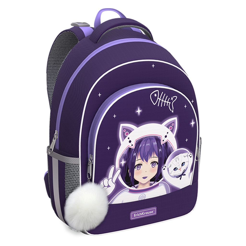 Ученический рюкзак с грудной перемычкой ErichKrause ErgoLine® 15L Space Anime Ученический рюкзак с грудной перемычкой ErichKrause ErgoLine® 15L Space Anime