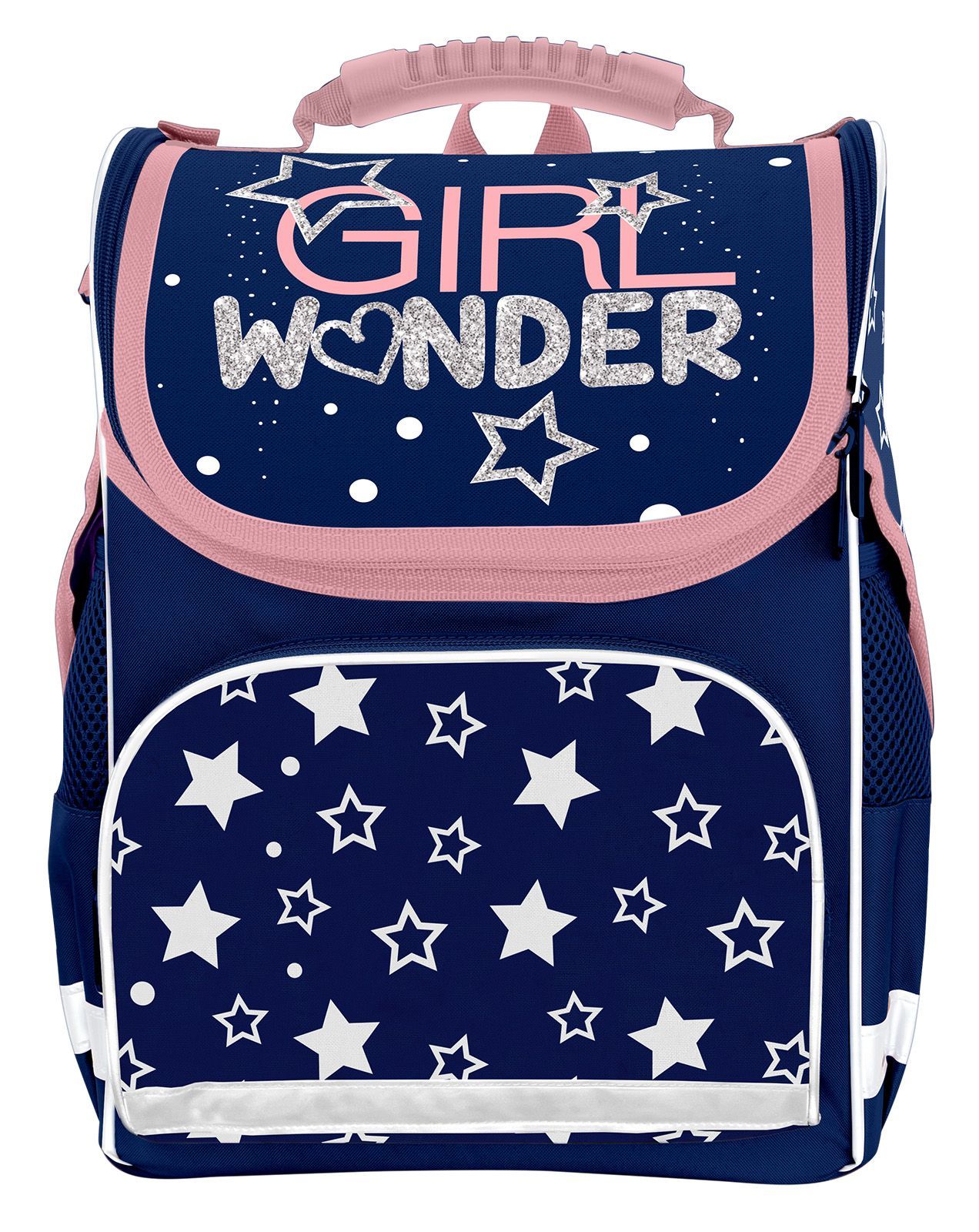 Рюкзак Schoolformat BASIC GIRL WONDER 17 л синий 38х28х16 жестк. каркас 1 отд. Рюкзак Schoolformat BASIC GIRL WONDER 17 л синий 38х28х16 жестк. каркас 1 отд.