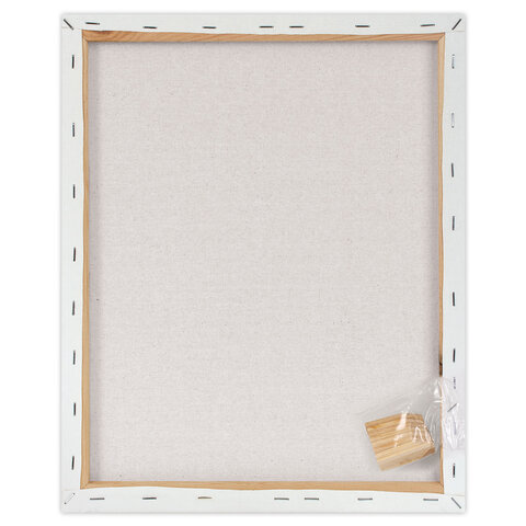 Холст на подрамнике BRAUBERG ART BASIC, 50х60 см, 280 г/м2, хлопок, мелкое