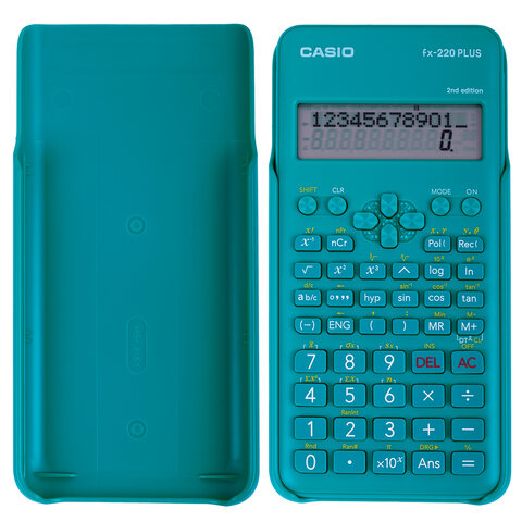 Калькулятор инженерный CASIO FX-220PLUS-S (155х78 мм), 181 функция, питание от
