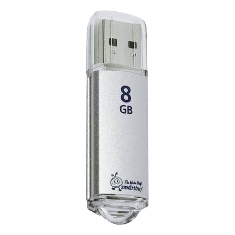 Флэш-диск 8 GB, SMARTBUY V-Cut, USB 2.0, металлический корпус, серебристый, Флэш-диск 8 GB, SMARTBUY V-Cut, USB 2.0, металлический корпус, серебристый,