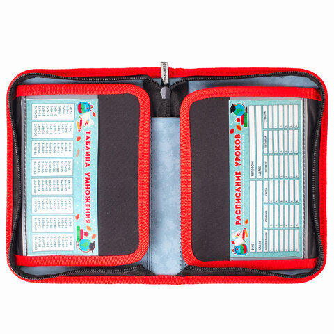 Пенал BRAUBERG, 1 отделение, 2 откидные планки, полиэстер, 21х14 см, Пенал BRAUBERG, 1 отделение, 2 откидные планки, полиэстер, 21х14 см,