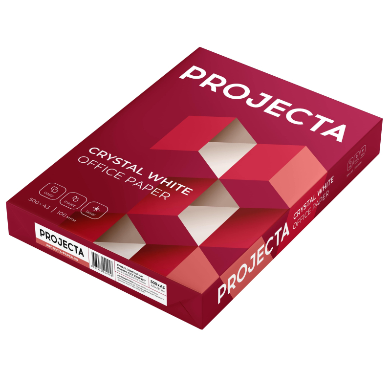 Бумага PROJECTA (А3, марка А, 80 г/кв.м, 500 л) Бумага PROJECTA (А3, марка А, 80 г/кв.м, 500 л)