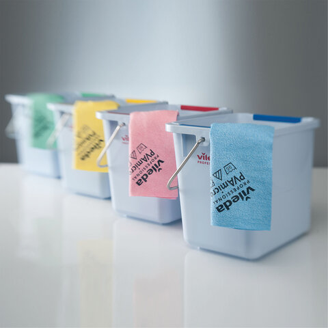 Салфетка VILEDA "ПВАмикро", КОМПЛЕКТ 5 шт., искусственная замша,