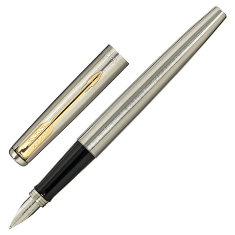 Ручка перьевая PARKER "Jotter Core Stainless Steel GT", ежедневник А5 Ручка перьевая PARKER "Jotter Core Stainless Steel GT", ежедневник А5