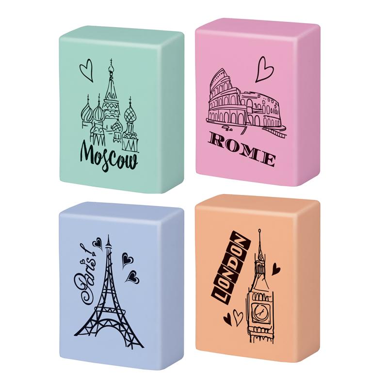 Ластик Berlingo "Capitals", прямоугольный, термопластичная резина, Ластик Berlingo "Capitals", прямоугольный, термопластичная резина,