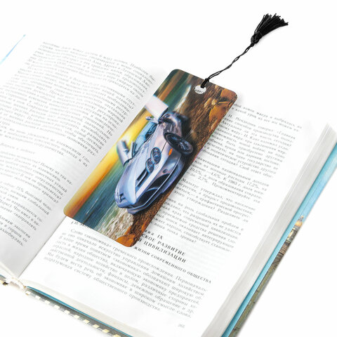 Закладка для книг 3D, BRAUBERG, объемная, "Мерседес", с декоративным Закладка для книг 3D, BRAUBERG, объемная, "Мерседес", с декоративным