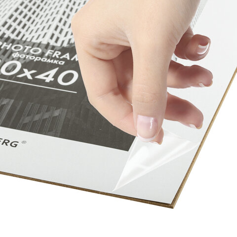 Рамка 30х40 см небьющаяся, багет 14 мм, пластик, BRAUBERG "Original",