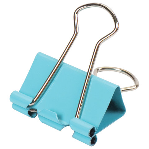 Зажимы для бумаг STAFF, КОМЛПЕКТ 12 шт., 51 мм, на 230 листов, цветные,