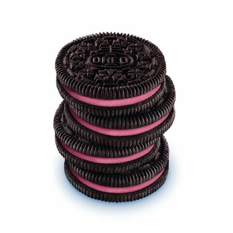 Печенье OREO с какао и начинкой с клубничным вкусом, 228 г, 9001526 Печенье OREO с какао и начинкой с клубничным вкусом, 228 г, 9001526