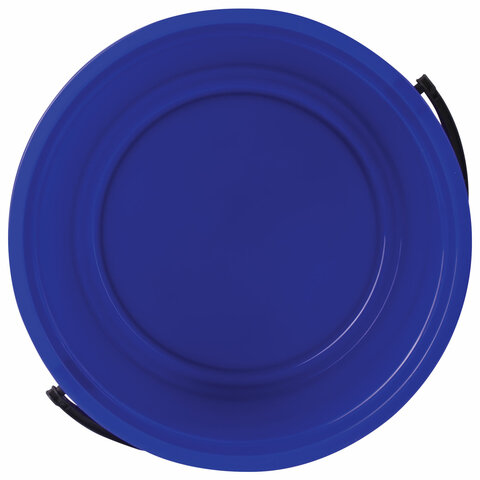 Ведро 12 л, без крышки, пластиковое, пищевое, с узором, цвет синий, мерная Ведро 12 л, без крышки, пластиковое, пищевое, с узором, цвет синий, мерная