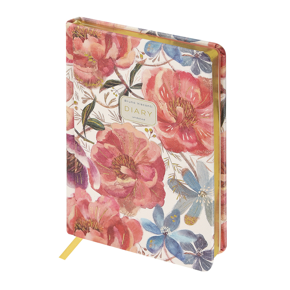 НАБОР ПОДАРОЧНЫЙ А5+ "Цветочная феерия" И МЕТАЛЛ. РУЧКА