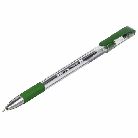 Ручка шариковая масляная с грипом BRAUBERG "Max-Oil", ЗЕЛЕНАЯ, Ручка шариковая масляная с грипом BRAUBERG "Max-Oil", ЗЕЛЕНАЯ,