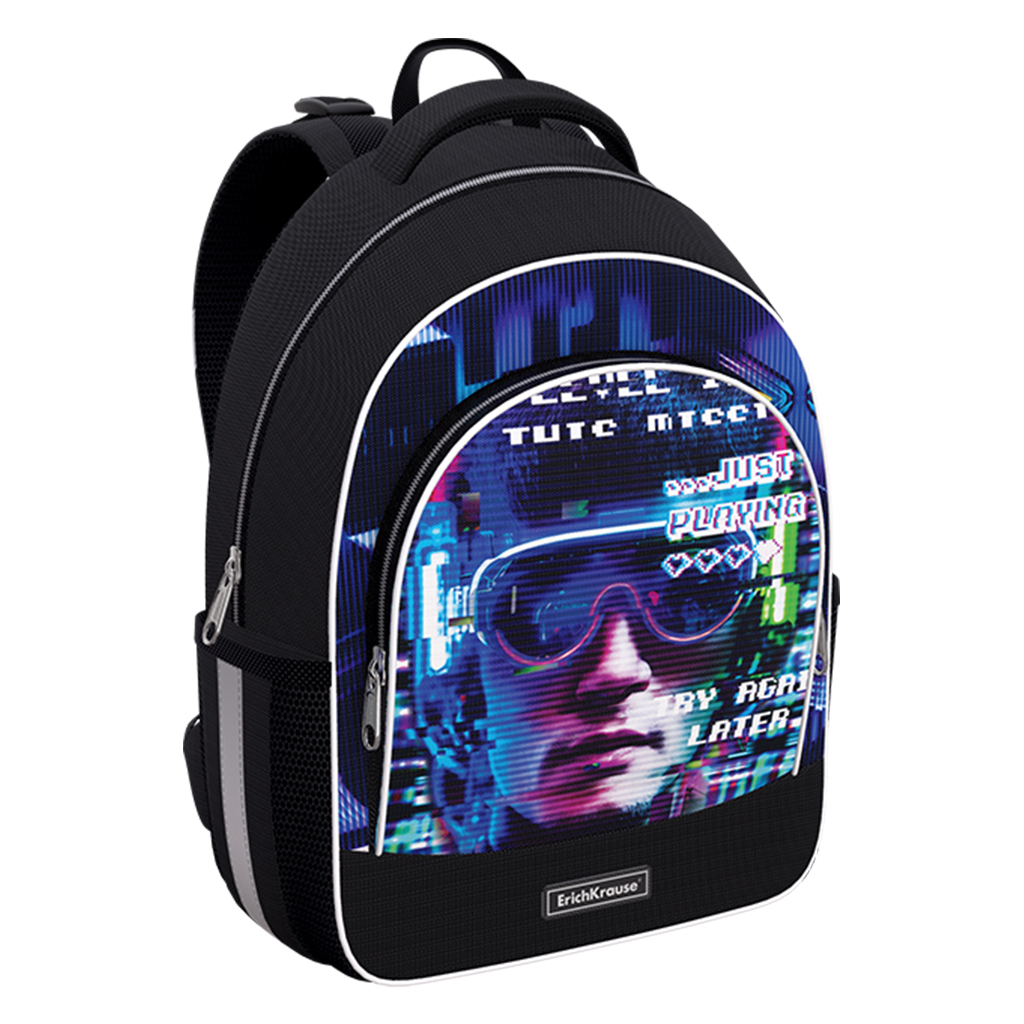 Ученический рюкзак с грудной перемычкой ErichKrause ErgoLine® 15L Cyber Game Ученический рюкзак с грудной перемычкой ErichKrause ErgoLine® 15L Cyber Game