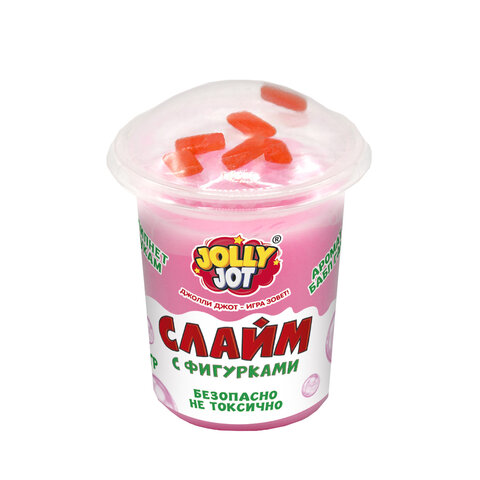 Слайм с фигурками, вкусняшки, 200 г, АССОРТИ 6 видов, JOLLY JOT (ДЖОЛЛИ ДЖОТ),