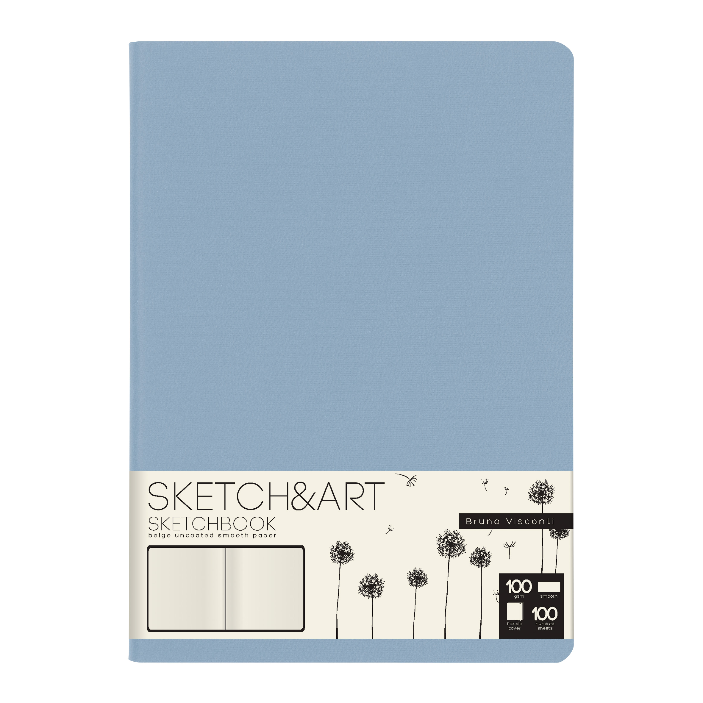 SKETCHBOOK SKETCH&ART BV, ZEFIR, 179х250 мм, 80 л., БЕЖЕВЫЙ 100 гр. В МЯГКОМ SKETCHBOOK SKETCH&ART BV, ZEFIR, 179х250 мм, 80 л., БЕЖЕВЫЙ 100 гр. В МЯГКОМ