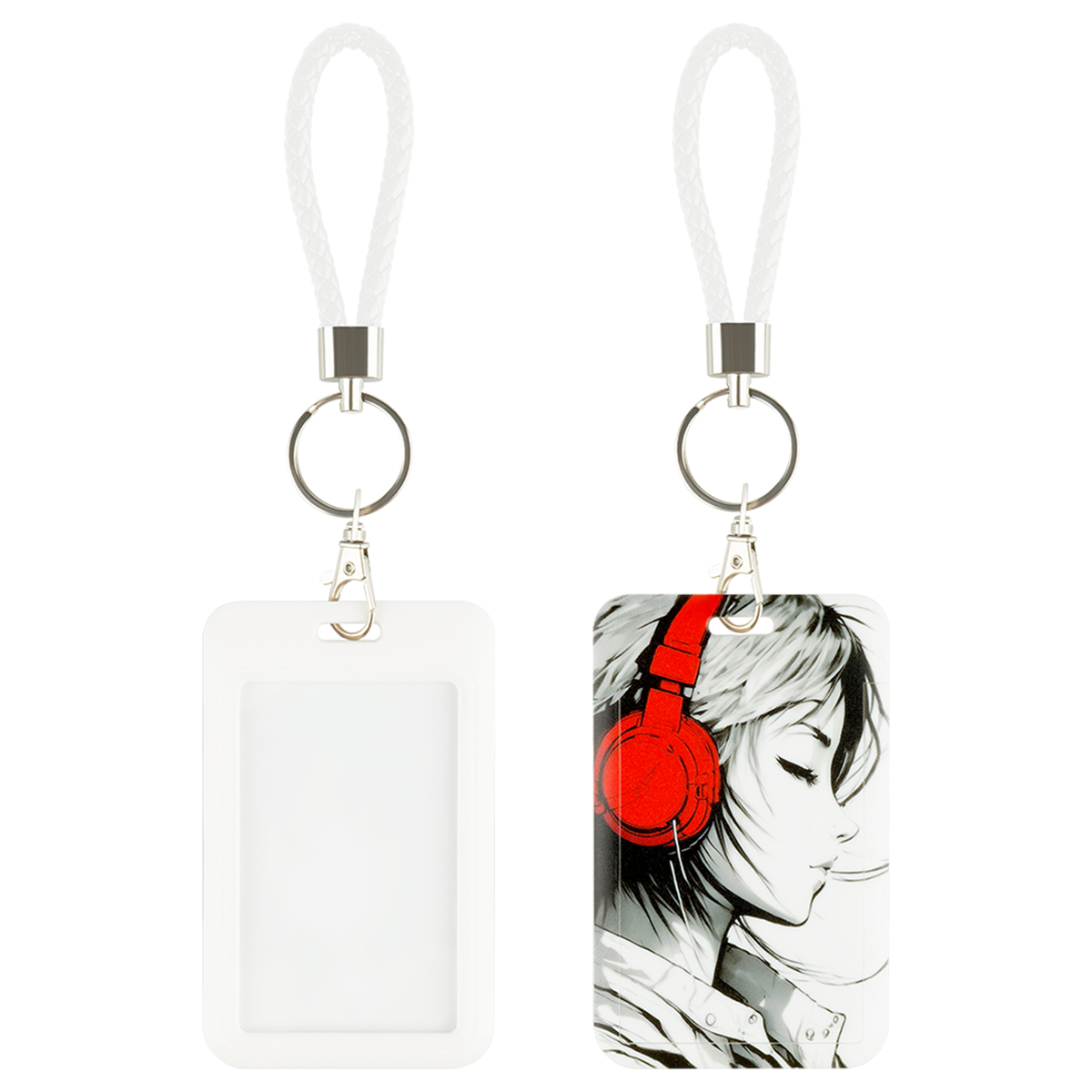 Бейдж вертикальный MESHU "Music", 110*70мм, петля с карабином, 2D Бейдж вертикальный MESHU "Music", 110*70мм, петля с карабином, 2D