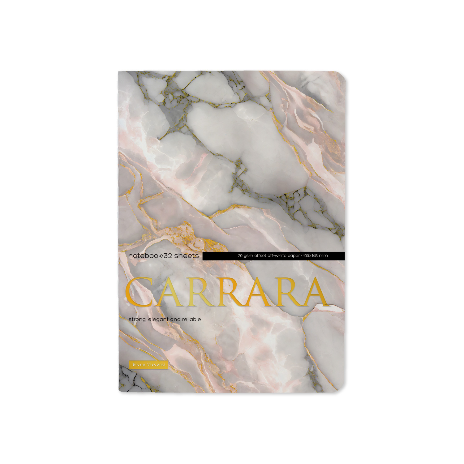 ТЕТРАДЬ А6, Bruno Visconti "Carrara", 32 листа, линейка ТЕТРАДЬ А6, Bruno Visconti "Carrara", 32 листа, линейка
