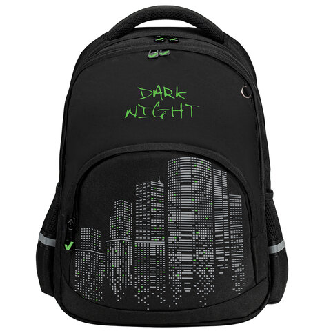 Рюкзак BRAUBERG SOFT, 2 отделения, 3 кармана, "Dark night", Рюкзак BRAUBERG SOFT, 2 отделения, 3 кармана, "Dark night",